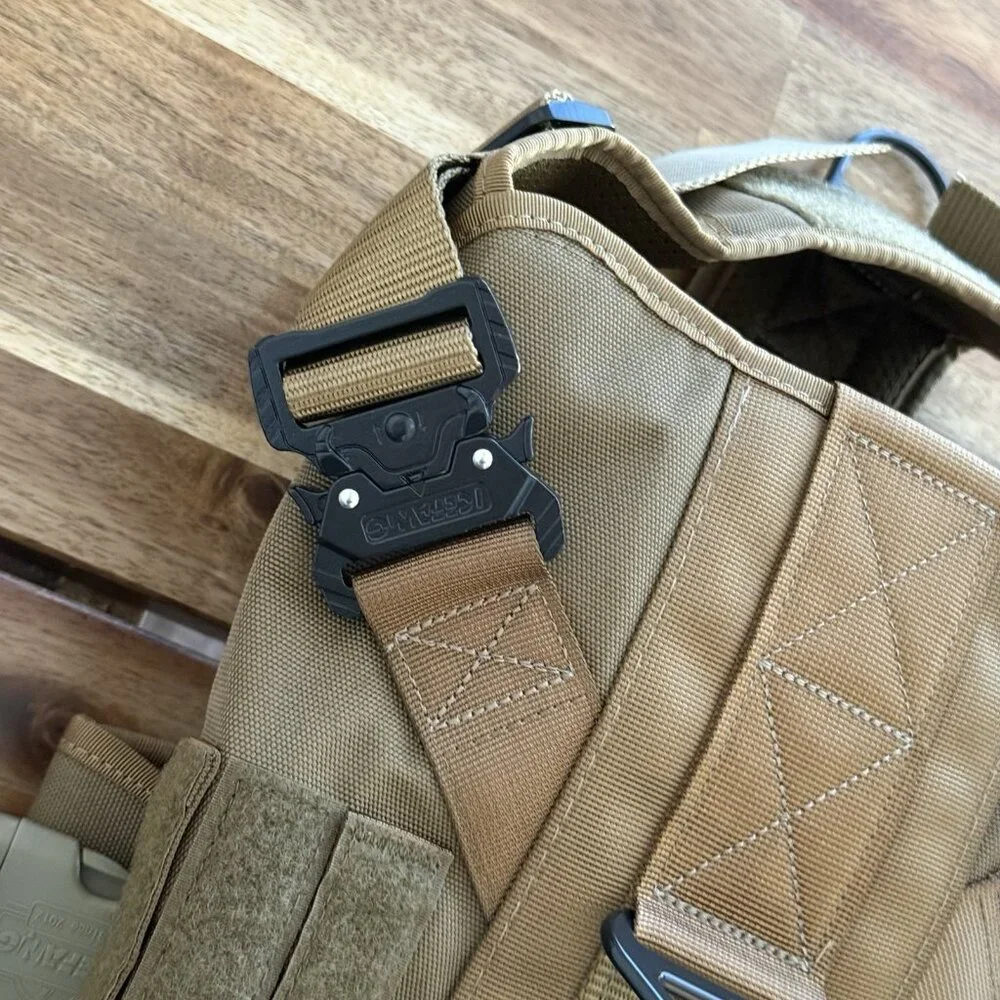 ICEFANG Tactical Dog Operation Harness Buckle,Dog Molle Vest Handle Size XL NWOT